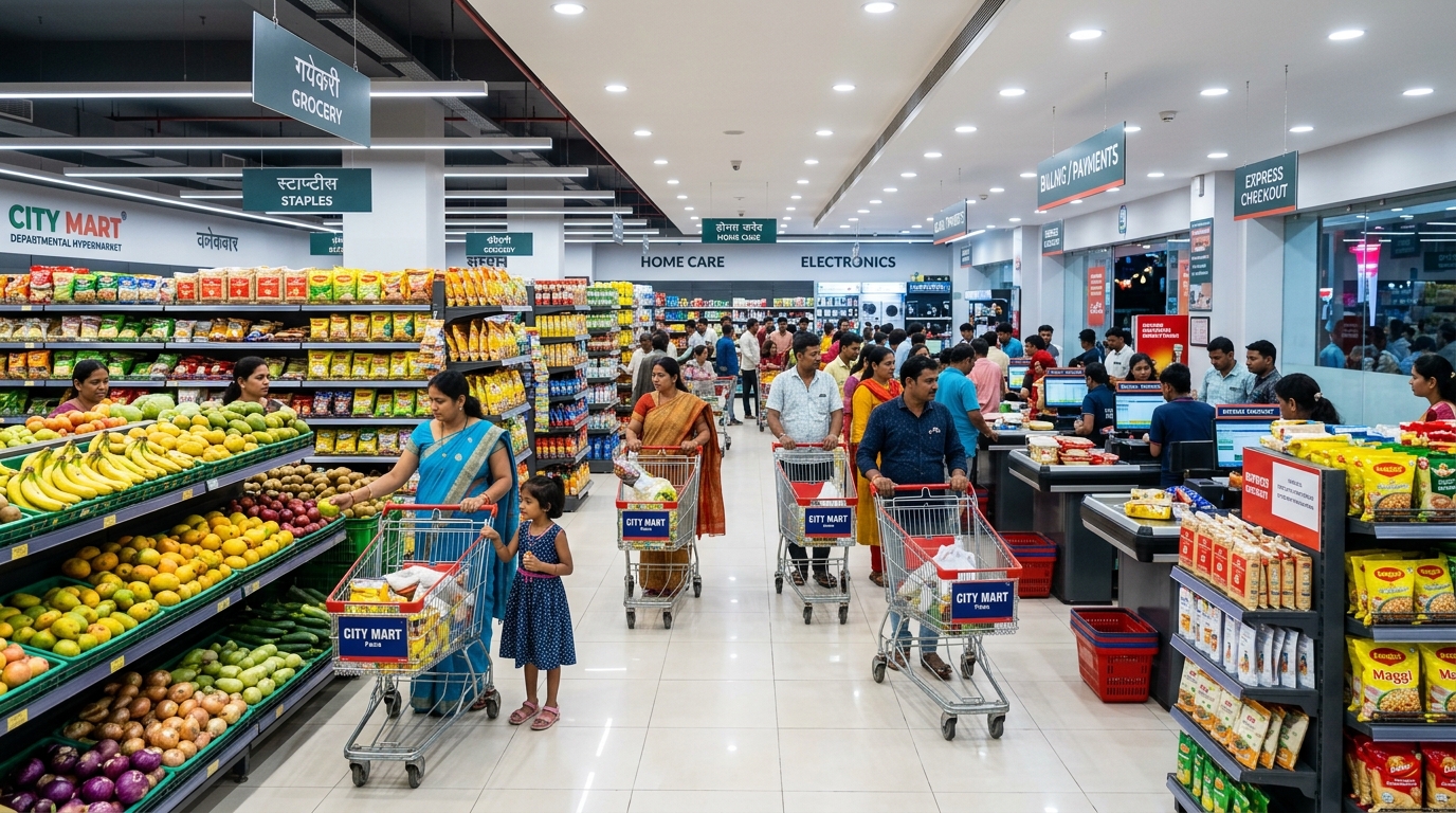 Supermarkets & Large Stores
